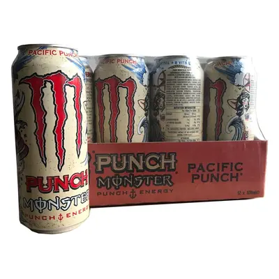 (Pack Of 24) Monster Pacific Punch Energy Drink 500ml