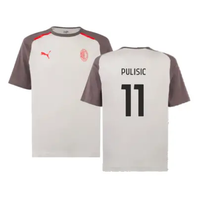 (S) AC Milan Casuals Tee (Light Grey) (Pulisic 11)