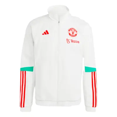 (M) Man Utd Presentation Jacket (White)