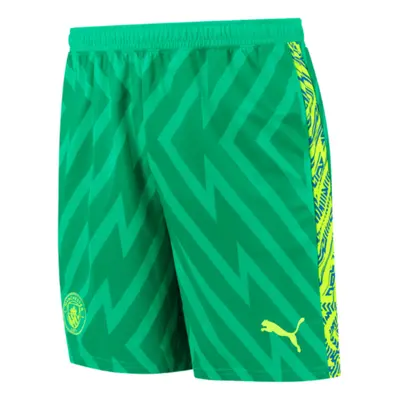 (L) Man City Home Goalkeeper Shorts (Green)