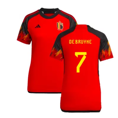 (S) Belgium Home Shirt (Ladies) (De Bruyne 7)