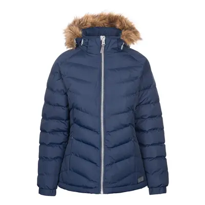 (14, Navy) Trespass Womens Padded Hooded Casual Jacket Nadina