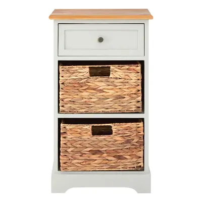 Premier Housewares Vermont One Drawer Two Baskets Cabinet