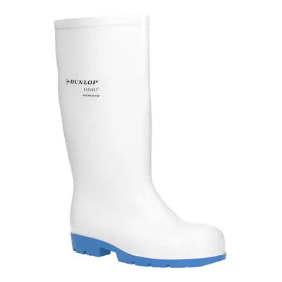 (UK 7) Dunlop ACIFORT CLASSIC+ Unisex Safety Wellington Boots White