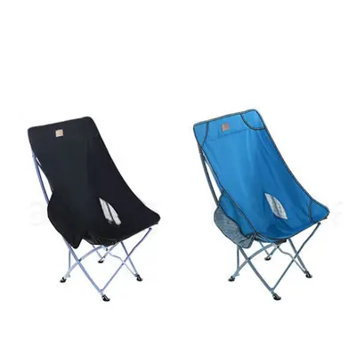 (Black, Classic Style) Outdoor Ultralight Folding Chair 600D Oxford Cloth Portable Fishing Chair