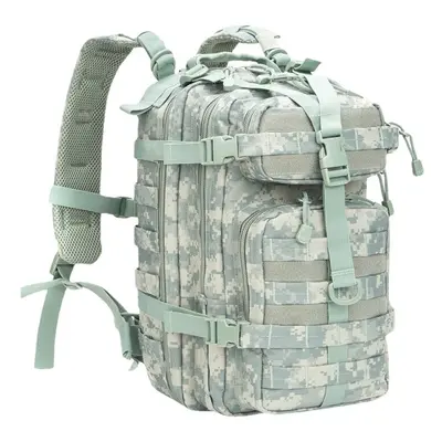 (ACU) Men Army Military Tactical Backpack 1000D Polyester 30L 3P Softback Outdoor Waterproof Ruc