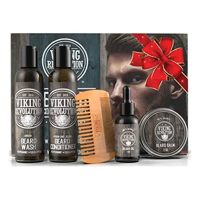 Ultimate Beard Care Conditioner Kit - Beard Grooming Kit for Men Softens, Smoothes and Soothes B