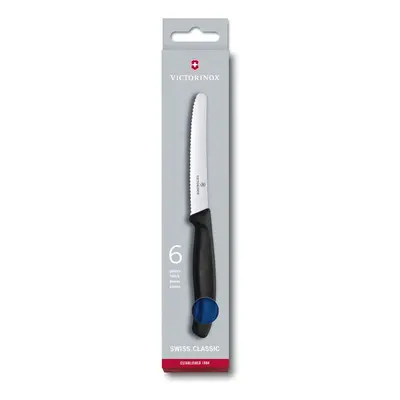 Victorinox Tomato + Table knife set 11cm serrated blade - Blue - knife set