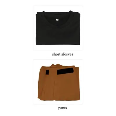 (brown, M) Anime Jujutsu Kaisen Fushiguro Toji Cosplay Costume Aldult Unisex Pants Halloween Rav