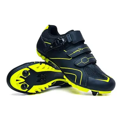 (black,yellow, 38) Cycling Shoe Men Sneakers Women Mountain Bike Shoes Mountain Leather Carbon R