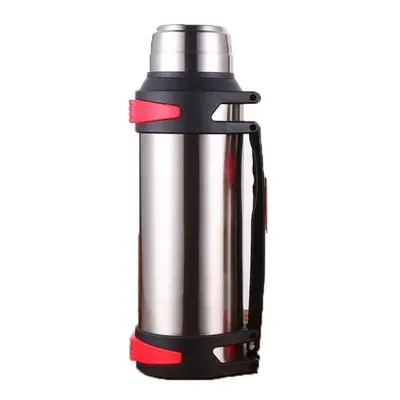 (silver, 3000ml) 1200-3000ml Large Thermos Bottle Vacuum Flasks Stainless Steel Insulated Water 