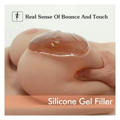 (bronze, B-gel) Silicone Breast Forms For Crossdressers Breastplate Crossdresser Silicone Fake B