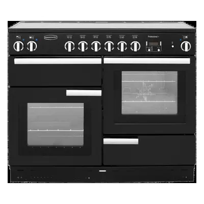 Rangemaster Professional Plus PROP110ECGB/C 110cm Electric Range Cooker with Ceramic Hob - Black