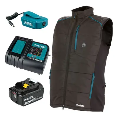 Makita DCV202ZXL LXT 18v Cordless Heated Vest Gilet Black Extra Large + Battery