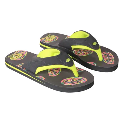 (4 UK, Lime) Animal Childrens/Kids Jekyl Recycled Flip Flops