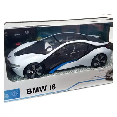 BMW i8 Radio Control Car 1/14 - Remote Control Toy (White)