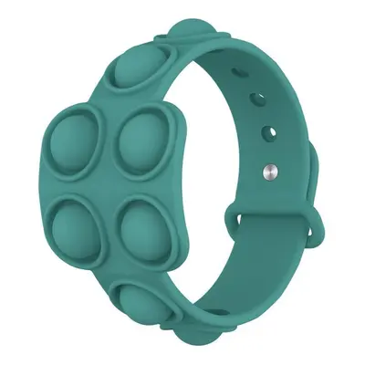 () Bracelet Keychain Press Puzzle Decompression Finger Bubble Music Silicone Toys Desktop Educat