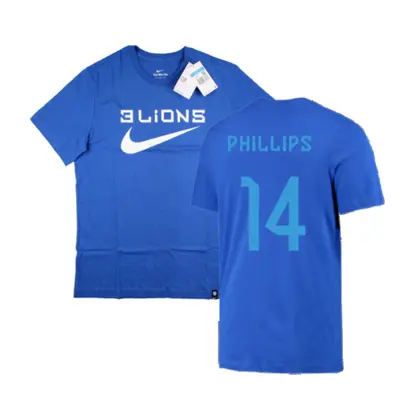 (S) England Three Lions Tee (Blue) (Phillips 14)