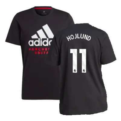 (M) Man Utd DNA Graphic Tee (Black) (Hojlund 11)