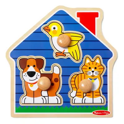 Melissa & Doug Pets Jumbo Knob Wooden Puzzle