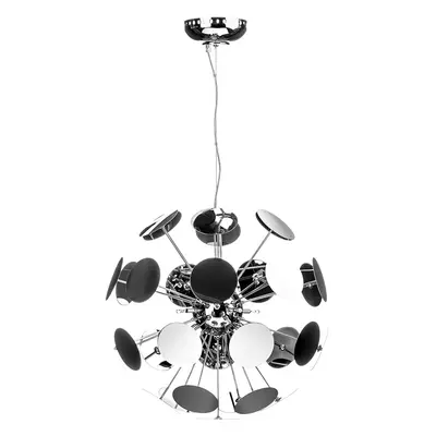 Premier Housewares cm G4 W Disc Pendant Light - Chrome