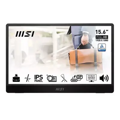 MSI PRO MP161 Full HD 15.6" IPS LED Portable Monitor