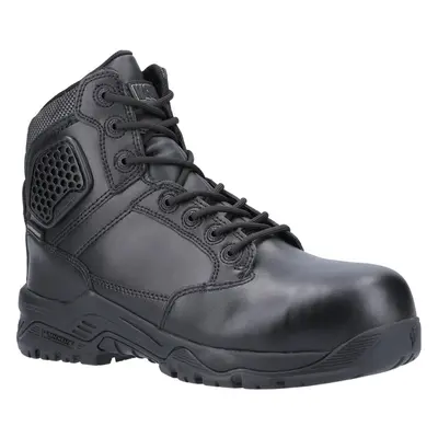 (Black, (Adults')) Magnum Strike Force 6.0 Leather Black Safety Boots