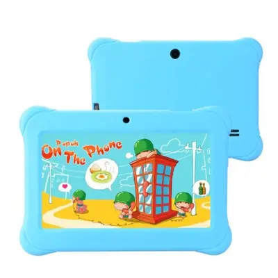 (Sky blue) Learning Tablet for Kids Android 7 Inch 2GB 16GB Kids Tablet Toddler