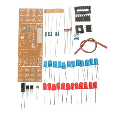 3pcs DIY Two-color LED Flashlight Electronic Kit Circuit Board