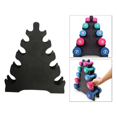 5-Tier Dumbbell Storage Rack Stand Multi-layer Hand-Held Dumbbell Storage Rack Home Office Gym D