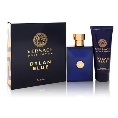 Versace Pour Homme Dylan Blue by Versace Gift Set -- 3.4 oz Eau de Toilette Spray + 3.4 oz Showe