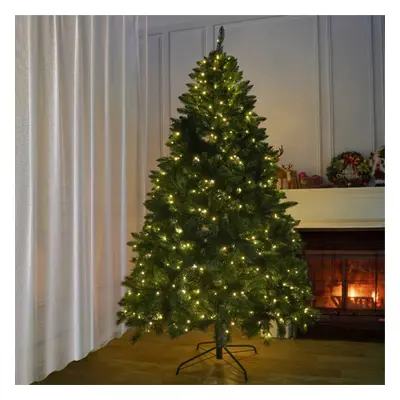 (7FT) Abrihome Pre-lit Lighted Artificial Christmas Tree