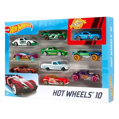 Hot Wheels Toy Cars & Trucks in 1:64 Scale Set of Multipack of Die-Cast Race or Police Cars Hot 