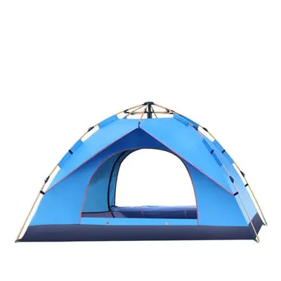 (blue, 200*200*140cm) Outdoor Two Person Portable Tent, Windproof, Waterproof, Foldable, Fully A