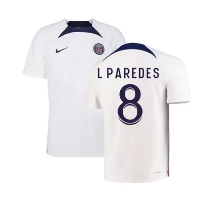 (XXL) PSG Training Shirt (White) (L PAREDES 8)