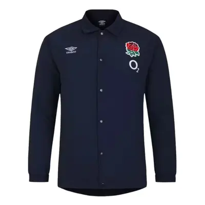 (3XL) England Rugby Coach Jacket (Navy Blazer)