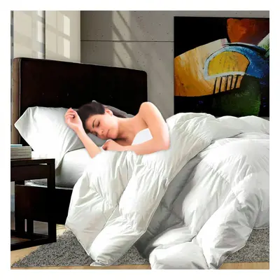 (Super King, Tog) Luxury Duck Feather & down Duvet Quilt 13.5 Tog and Tog Bedding Hotel Quality