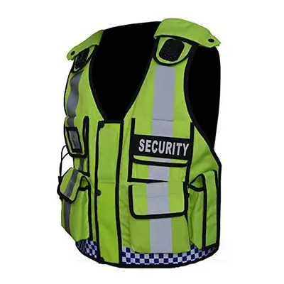 New Hi Viz Tactical Vest Dog Handler Security,CCTV, Event staff, Tac Vest (Yellow)