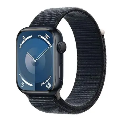 Apple Watch Series 45mm (GPS) (MR993, Midnight Aluminium Case with Midnight Sport Band - S/M)