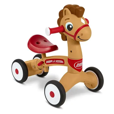 Radio Flyer 643Z Lil' Racers: Percy The Pony Kids Ride on Toy, for Ages 1-3, Red