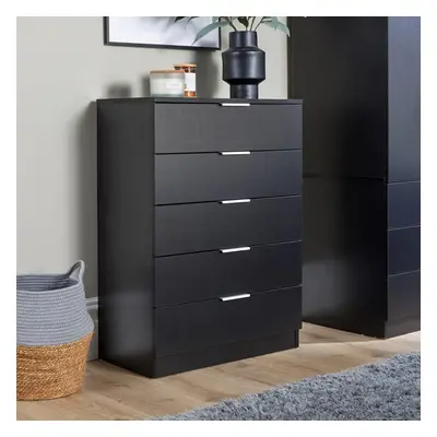 Stratford Black Drw Chest