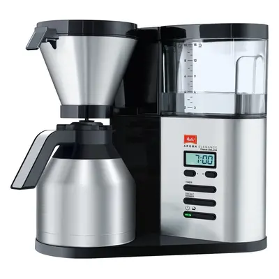 Melitta Aroma Elegance Therm Deluxe Coffee Machine - Black/stainless Steel