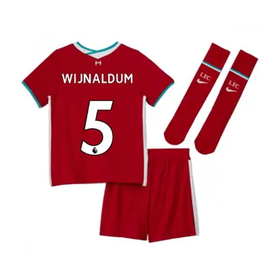 (LB) Liverpool Home Nike Little Boys Mini Kit (WIJNALDUM 5)