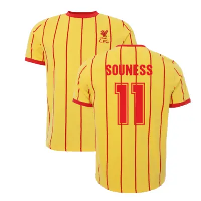 (XL) Liverpool Heritage Yellow Away Tee (Souness 11)