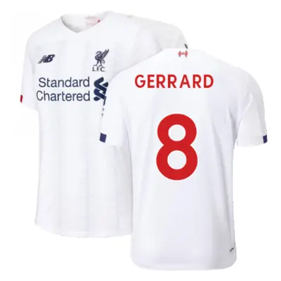 (L) Liverpool Away Football Shirt (Gerrard 8)