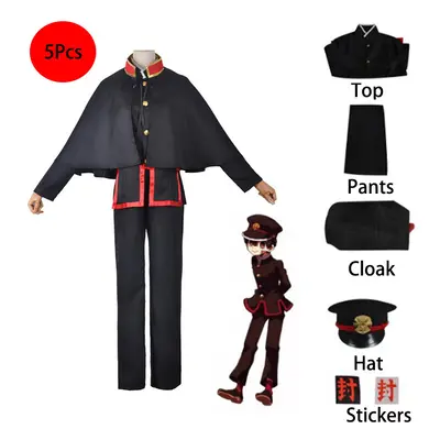 (Hanako-kun, Female-L) Anime Toilet Bound Hanako Kun Yugi Tsukasa Cosplay Costume Set Uniform Ou