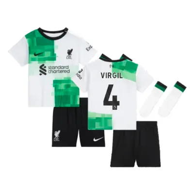 (XSB) Liverpool Away Little Boys Mini Kit (Virgil 4)