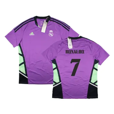 (L) Real Madrid Condivo Training Jersey (Purple) (RONALDO 7)