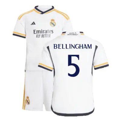 (2-3 Years) Real Madrid Home Mini Kit (Bellingham 5)