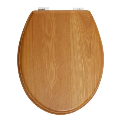 Premier Housewares Light Oak Toilet Seat